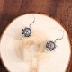 925 Sterling Silver Om Mani Padme Hum Lotus Peace Jewelry Set 925 Sterling Silver Om Mani Padme Hum Lotus Peace Jewelry Set