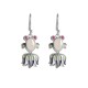 925 Sterling Silver Hetian White Jade Red Agate Fish Happiness Earrings 925 Sterling Silver Hetian White Jade Red Agate Fish Happiness Earrings
