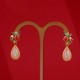 White Jade Red Agate Butterfly Protection Drop Earrings White Jade Red Agate Butterfly Protection Drop Earrings