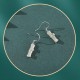 925 Sterling Silver Hetian Jade Cat Eye Bamboo Luck Drop Earrings 925 Sterling Silver Hetian Jade Cat Eye Bamboo Luck Drop Earrings