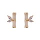 925 Sterling Silver Hetian Cyan Jade Bamboo Luck Stud Earrings 925 Sterling Silver Hetian Cyan Jade Bamboo Luck Stud Earrings