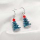 Various Crystals Christmas Tree Amethyst Healing Earrings Various Crystals Christmas Tree Amethyst Healing Earrings