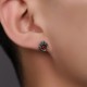 925 Sterling Silver Amber Dragon Success Stud Earrings 925 Sterling Silver Amber Dragon Success Stud Earrings