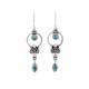 925 Sterling Silver Vintage Turquoise Waterdrop Earrings 925 Sterling Silver Vintage Turquoise Waterdrop Earrings
