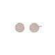 925 Sterling Silver Round White Jade Blessing Stud Earrings 925 Sterling Silver Round White Jade Blessing Stud Earrings