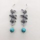 925 Silver Turquoise Lazurite Serenity Protection Earrings 925 Silver Turquoise Lazurite Serenity Protection Earrings