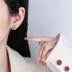 Grass Pattern Square Stud Earrings Grass Pattern Square Stud Earrings
