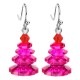 Various Crystals Christmas Tree Amethyst Healing Earrings Various Crystals Christmas Tree Amethyst Healing Earrings