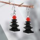 Various Crystals Christmas Tree Amethyst Healing Earrings Various Crystals Christmas Tree Amethyst Healing Earrings