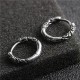 Viking Celtic Hoop Titanium Steel Balance Earrings Viking Celtic Hoop Titanium Steel Balance Earrings