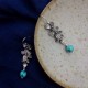 925 Silver Turquoise Lazurite Serenity Protection Earrings 925 Silver Turquoise Lazurite Serenity Protection Earrings
