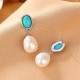 925 Silver Pearl Turquoise Healing Wisdom Jewelry Set 925 Silver Pearl Turquoise Healing Wisdom Jewelry Set