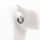 Viking Titanium Steel Hoop Balance Earrings Viking Titanium Steel Hoop Balance Earrings