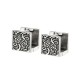 Grass Pattern Square Stud Earrings Grass Pattern Square Stud Earrings