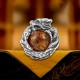 925 Sterling Silver Amber Dragon Success Stud Earrings 925 Sterling Silver Amber Dragon Success Stud Earrings
