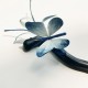 Velvet Mulberry Silk Butterfly Brooch Hairpin