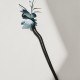 Velvet Mulberry Silk Butterfly Brooch Hairpin