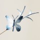 Velvet Mulberry Silk Butterfly Brooch Hairpin