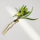 Velvet Mulberry Silk Green Leaf Brooch Hairpin Velvet Mulberry Silk Green Leaf Brooch Hairpin