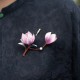 Yangzhou Velvet Flower Silk Magnolia Brooch Yangzhou Velvet Flower Silk Magnolia Brooch