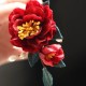 Chinese Red Camellia Butterfly Hairpin Chinese Red Camellia Butterfly Hairpin