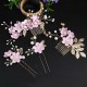 4Pcs Wedding Golden Leaf Pearl Hairpin Set 4Pcs Wedding Golden Leaf Pearl Hairpin Set