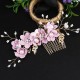 4Pcs Wedding Golden Leaf Pearl Hairpin Set 4Pcs Wedding Golden Leaf Pearl Hairpin Set