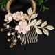 4Pcs Wedding Golden Leaf Pearl Hairpin Set 4Pcs Wedding Golden Leaf Pearl Hairpin Set