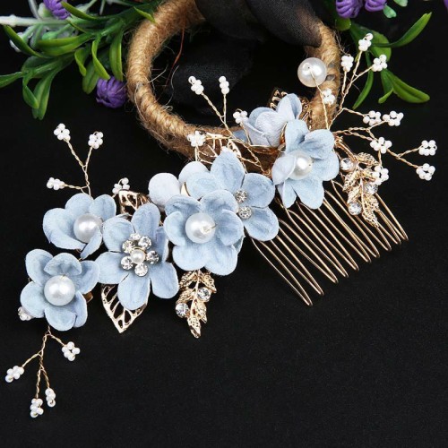 4Pcs Wedding Golden Leaf Pearl Hairpin Set 4Pcs Wedding Golden Leaf Pearl Hairpin Set