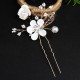 4Pcs Wedding Golden Leaf Pearl Hairpin Set 4Pcs Wedding Golden Leaf Pearl Hairpin Set