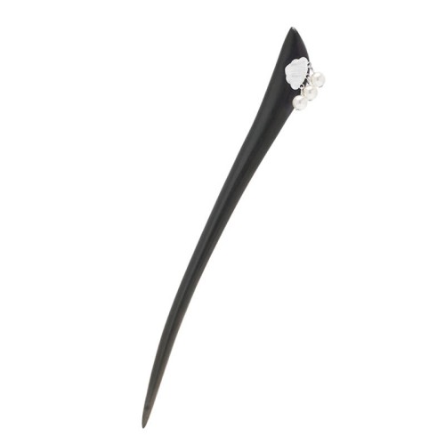 925 Silver Ebony Cloud Power Hairpin 925 Silver Ebony Cloud Power Hairpin