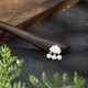 925 Silver Ebony Cloud Power Hairpin 925 Silver Ebony Cloud Power Hairpin