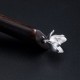 925 Silver Ebony Magnolia Flower Hairpin 925 Silver Ebony Magnolia Flower Hairpin