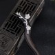 925 Silver Ebony Plum Blossom Hairpin 925 Silver Ebony Plum Blossom Hairpin