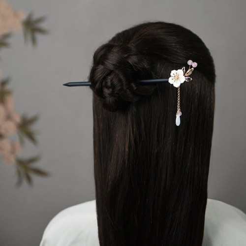 Bauhinia Tassel Wood Hairpin Bauhinia Tassel Wood Hairpin