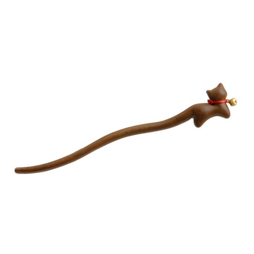 Cat-shaped Sandalwood Hairpin Cat-shaped Sandalwood Hairpin