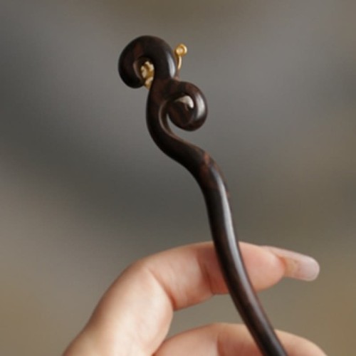 Cloud Sandalwood Rabbit Protection Hairpin Cloud Sandalwood Rabbit Protection Hairpin