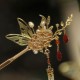 Flower Branch Butterfly Pearl Tassel Hairpin