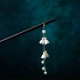Pearl Flower Leaf Butterfly Hairpin Pearl Flower Leaf Butterfly Hairpin