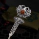 Red Agate Peony Flower Confidence Hairpin Red Agate Peony Flower Confidence Hairpin