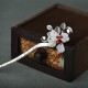 Red Agate Flower Leaf Confidence Hairpin Red Agate Flower Leaf Confidence Hairpin
