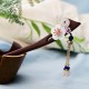 Red Sandalwood Pink Crystal Healing Hairpin Red Sandalwood Pink Crystal Healing Hairpin