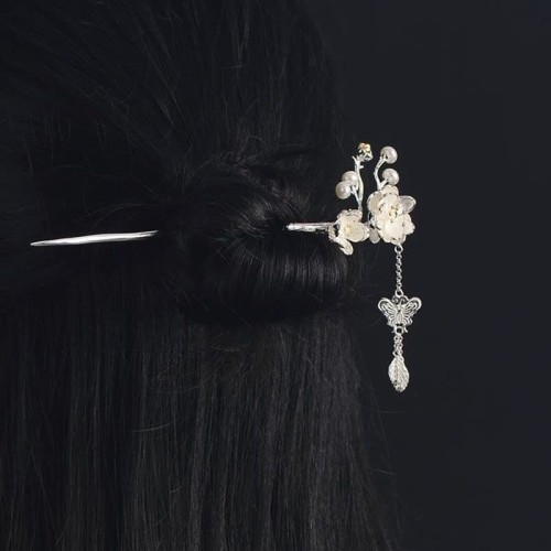Plum Blossom Butterfly Freedom Tassel Hairpin Plum Blossom Butterfly Freedom Tassel Hairpin