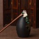 Red Sandalwood Green Agate Protection Hairpin Red Sandalwood Green Agate Protection Hairpin