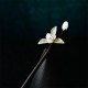 Pearl Flower Leaf Butterfly Hairpin Pearl Flower Leaf Butterfly Hairpin