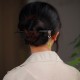 Peridot Ebony Wood Love Tassels Hairpin Peridot Ebony Wood Love Tassels Hairpin