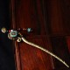 Tibetan Turquoise Agate Protection Hairpin