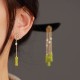 Peridot Ebony Wood Love Tassels Hairpin Peridot Ebony Wood Love Tassels Hairpin