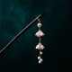 Pearl Flower Leaf Butterfly Hairpin Pearl Flower Leaf Butterfly Hairpin
