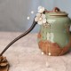 Ebony Flower Blessing Hairpin